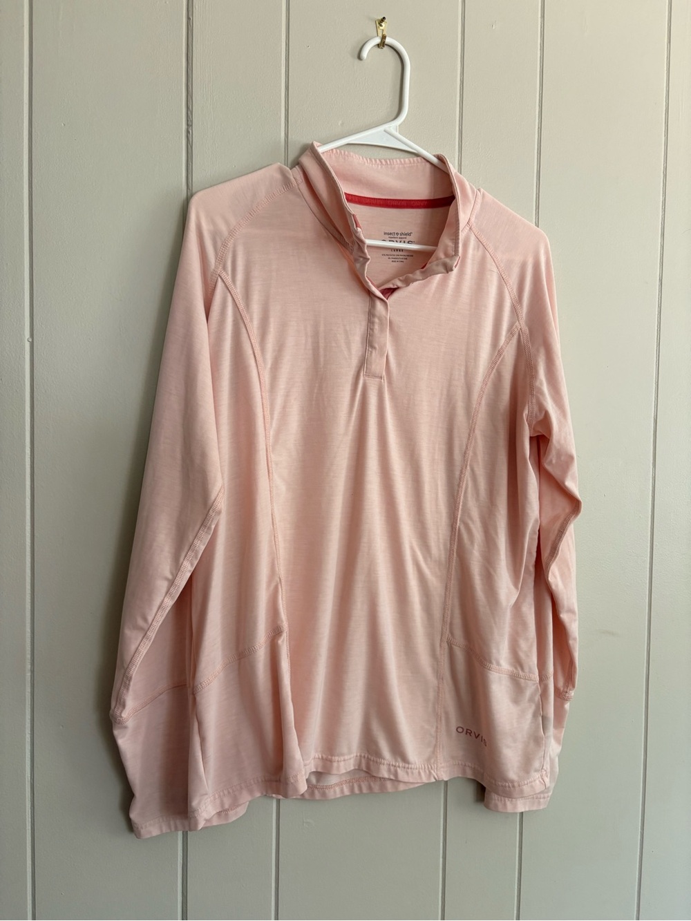 Orvis Pink Long-Sleeve Performance Shirt - Picture 1 of 8